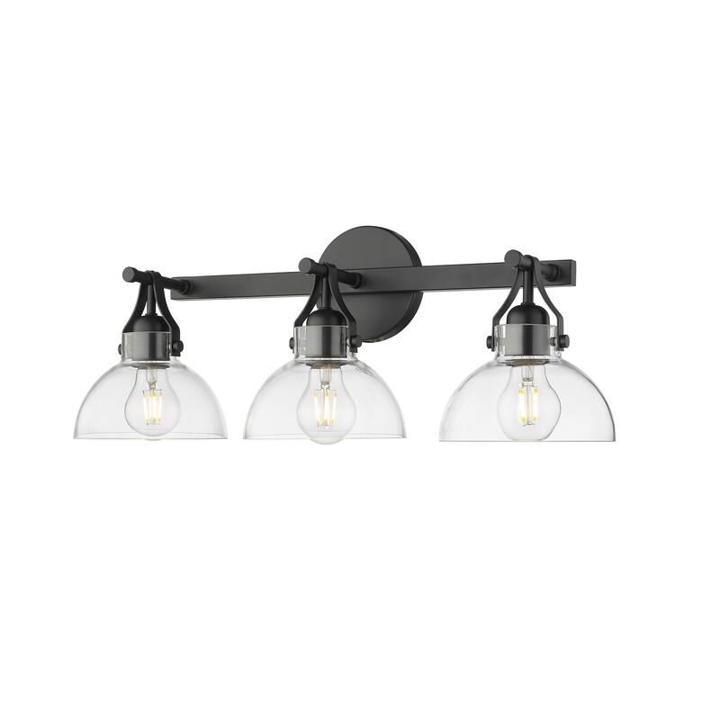 Vanity Light Matte Black - Matte Black - 3 Light