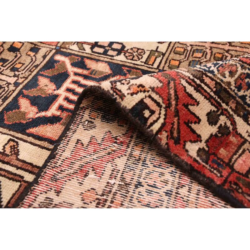 ECARPETGALLERY Hand-knotted Kayseri Dark Copper Wool Rug - 6'6 x 9'0