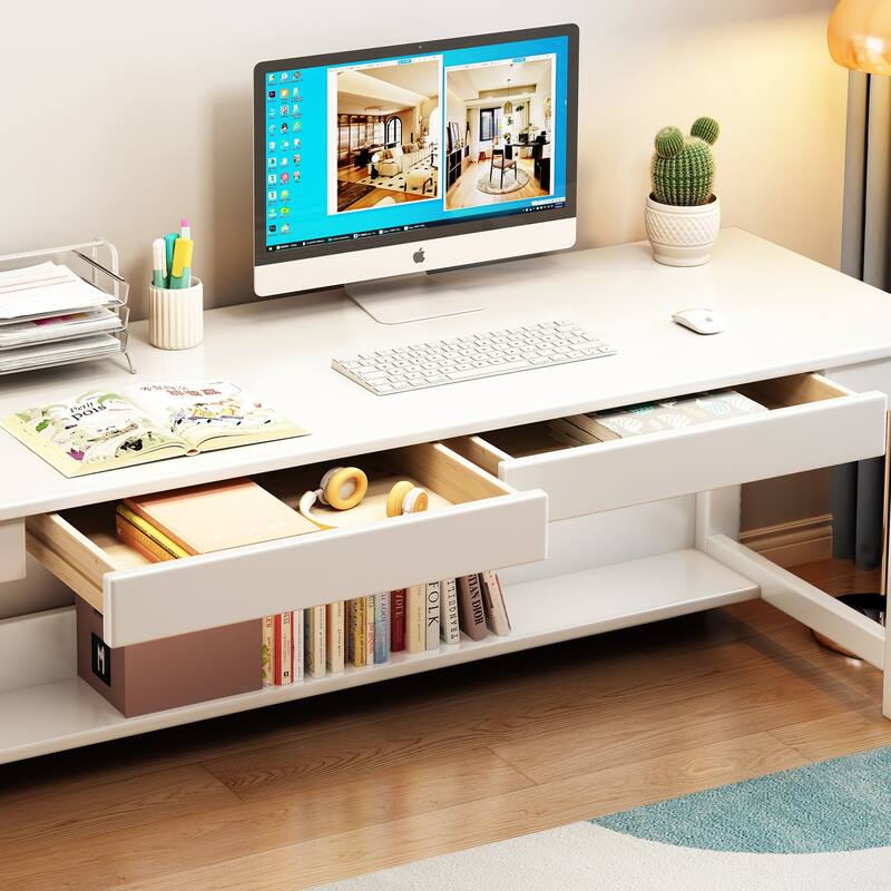 Solid wood Kids writing desk