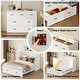 preview thumbnail 25 of 30, Murphy Cabinet Bed , Free-Standing Foldable Murphy Bed Credenza for Guest Room Dresser