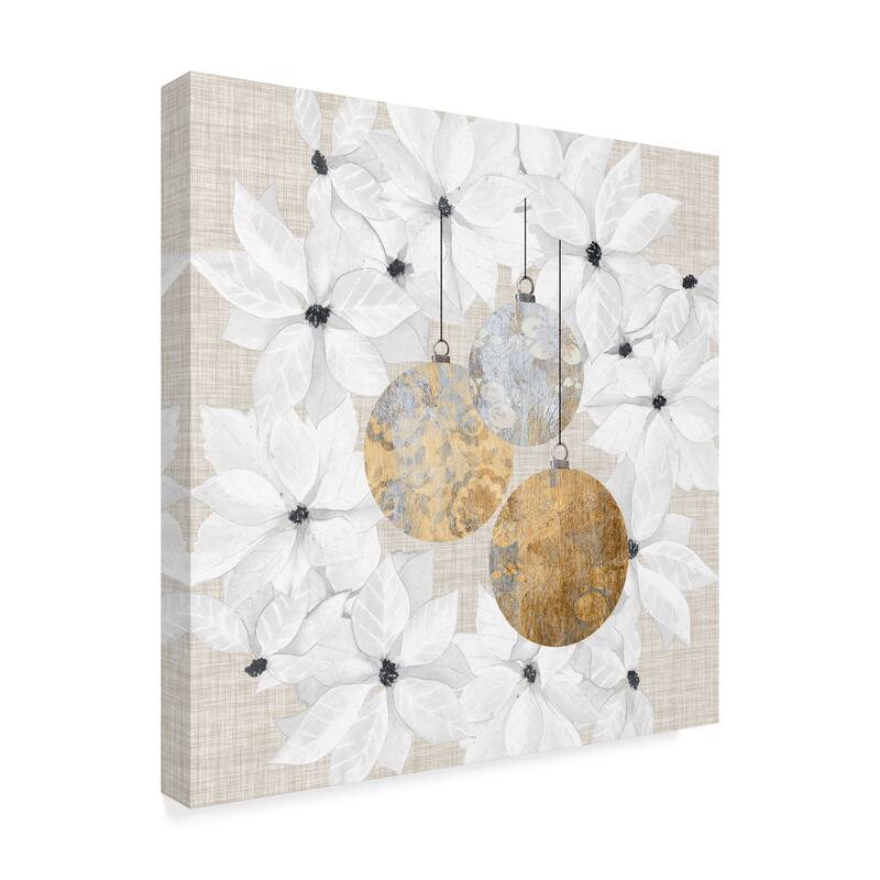 Grace Popp 'Sophisticated Christmas Iii' Canvas Art