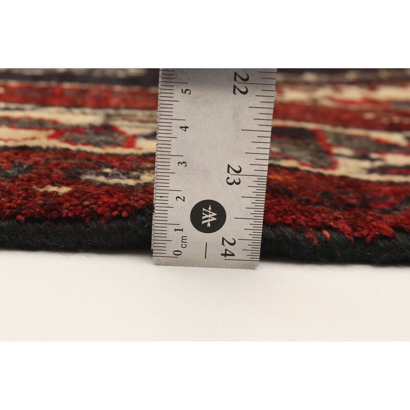 ECARPETGALLERY Hand-knotted Andelz Navy Wool Rug - 4'0 x 8'0