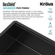 preview thumbnail 45 of 52, KRAUS Kore Stainless Steel Farmhouse Kitchen Sink with Accessories