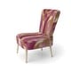 preview thumbnail 27 of 101, Designart "Mettalic Indigo And Gold II" Upholstered Abstract Accent Chair - Glam Arm Chair For Living Room
