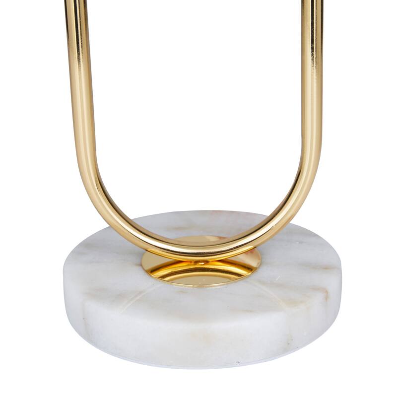 Modern Metal Accent Lamp 20"W, 12"H