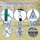 preview thumbnail 5 of 5, 6 in 1 Outdoor Backyard Children Metal Swing Set for Kids Age 3 Up