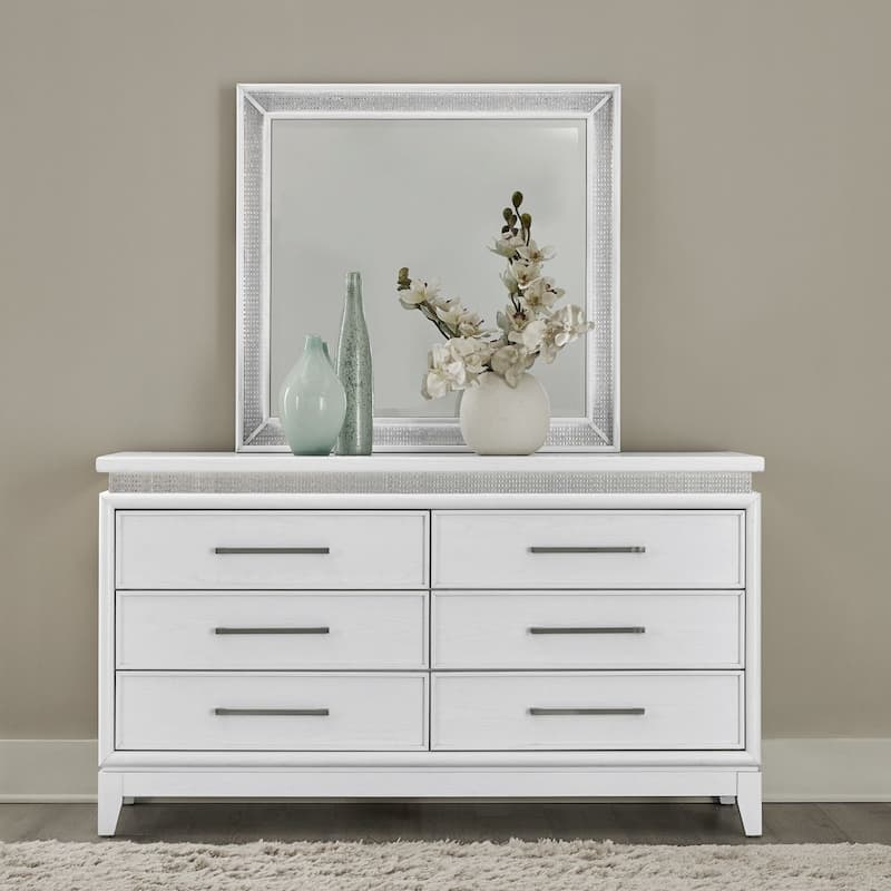 Liberty Furniture Reflections Touch Light Dresser & Optional Mirror