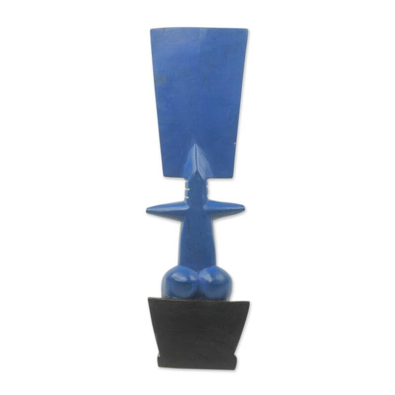 Novica Handmade Akuaba Of The Ashanti Ii Wood Sculpture