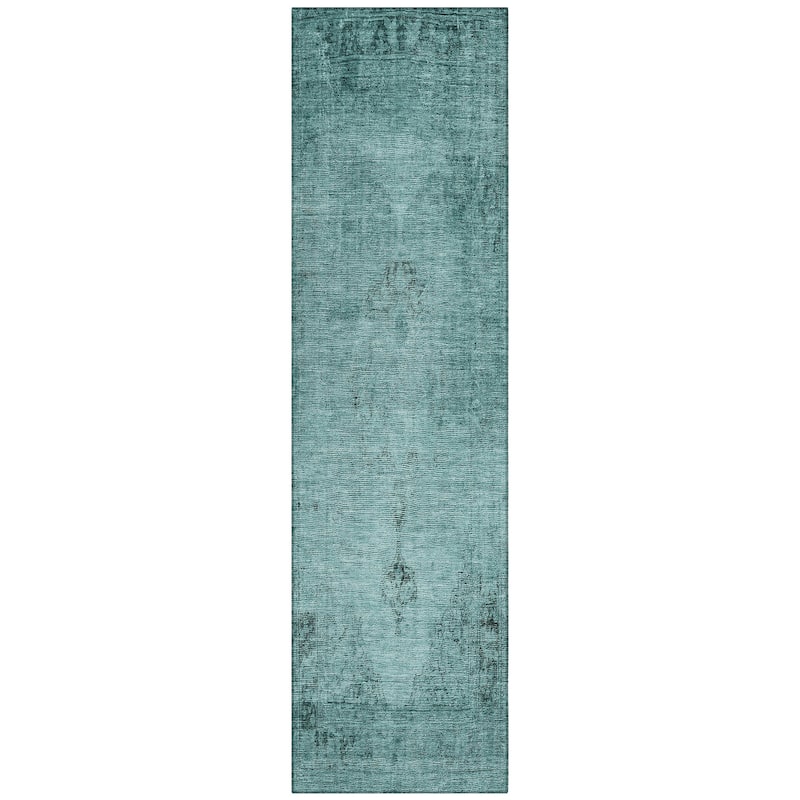 Machine Washable Indoor/ Outdoor Chantille Traditional Vintage Rug