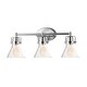preview thumbnail 3 of 1, Seafarer 3-Light Bath Vanity With Bulbs