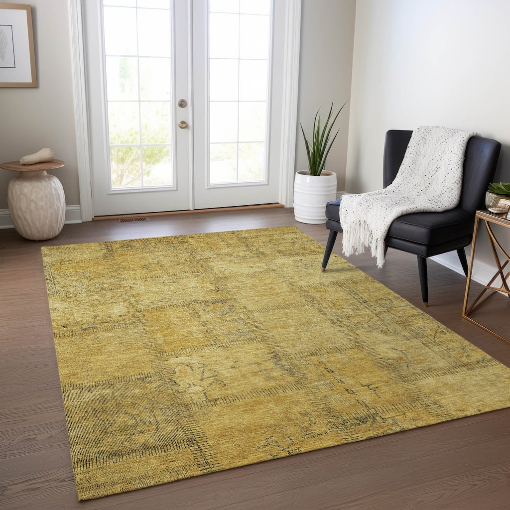 Machine Washable Indoor/ Outdoor Chantille Boho Moroccan Rug