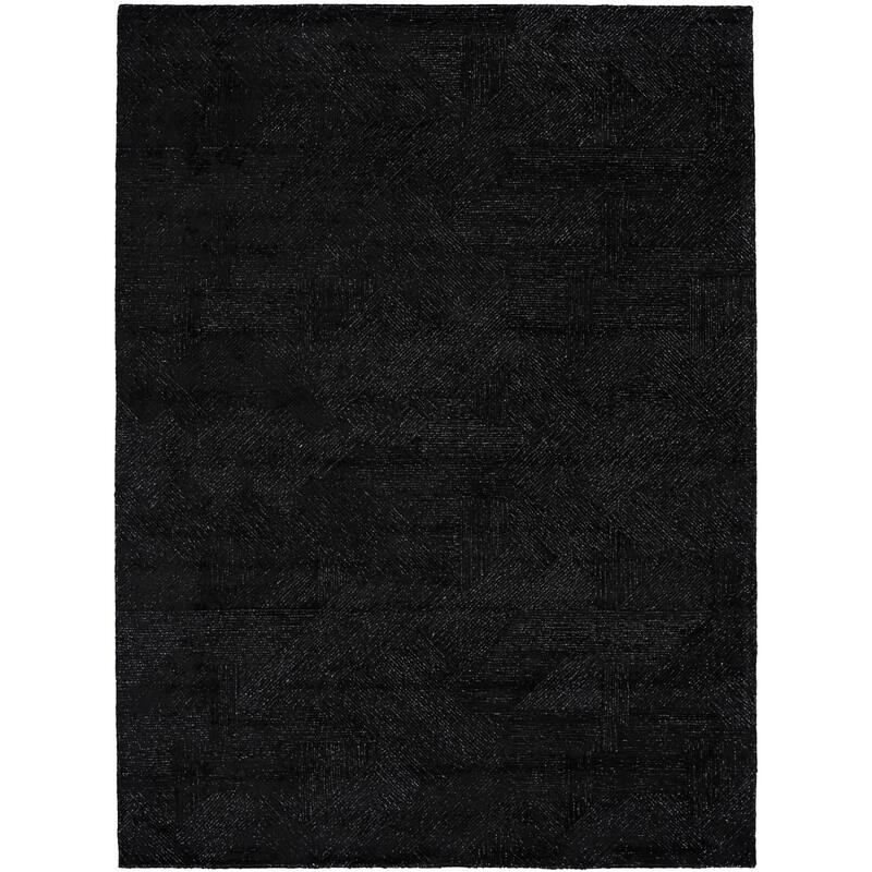 Michael Amini Abstract Linear Shimmer Area Rug