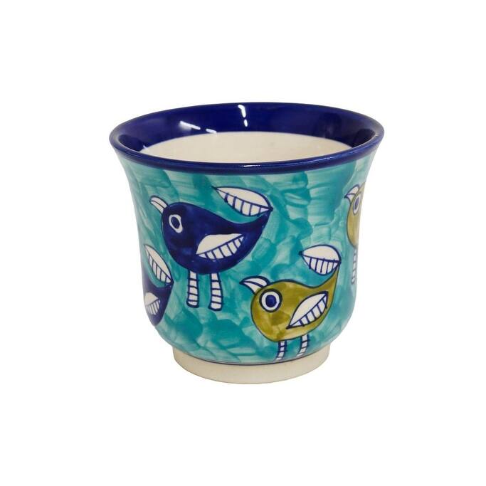 Home&Manor Ceramic Planter Multicolor