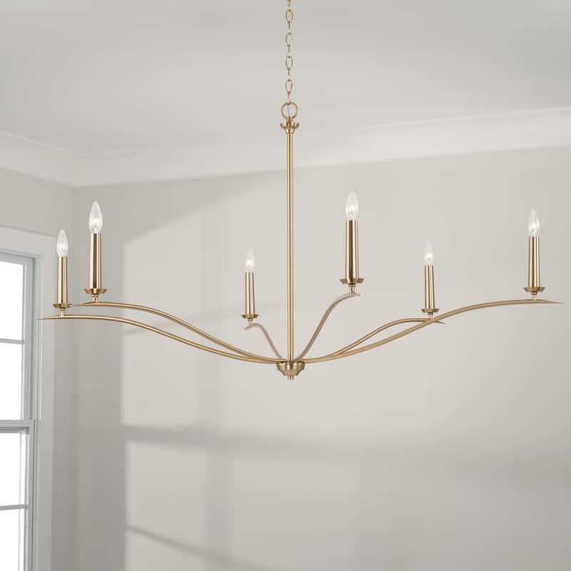 6-Light Chandelier - 29.25 High