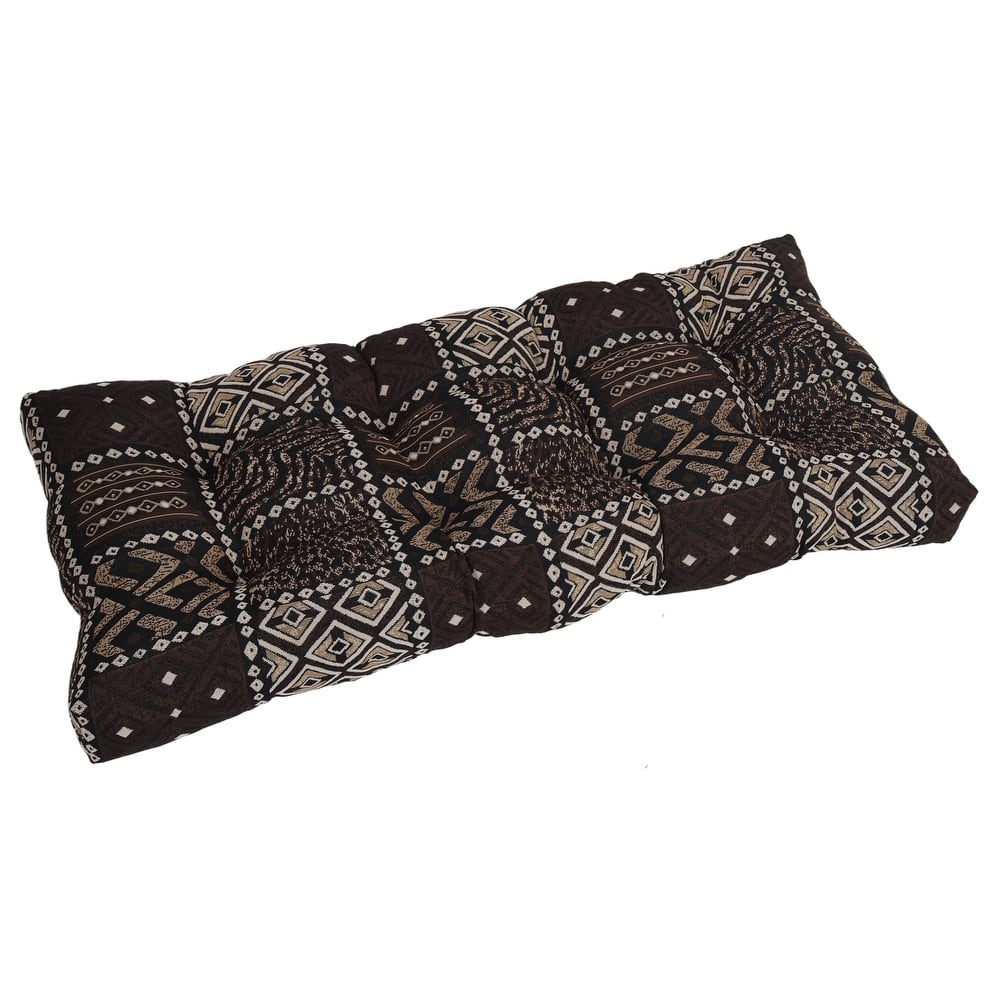 Tufted Tapestry Bench Cushion (Multiple Widths)
