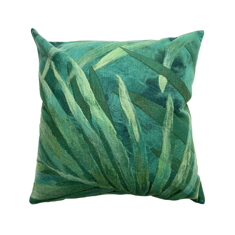 Liora Manne Visions III Tropical Leaf Indoor/Outdoor Pillow