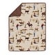 preview thumbnail 3 of 4, Sweet Jojo Designs Western Cowboy Boy 4pc Nursery Crib Bedding Set Wild West Southern Charm South Country Desert Horse Horseshoe