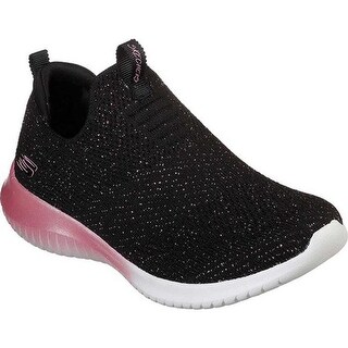 girls black skechers