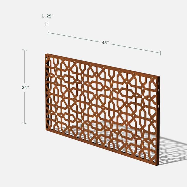 Veradek Corten Steel Screen Panel