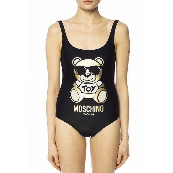 black moschino swimsuit