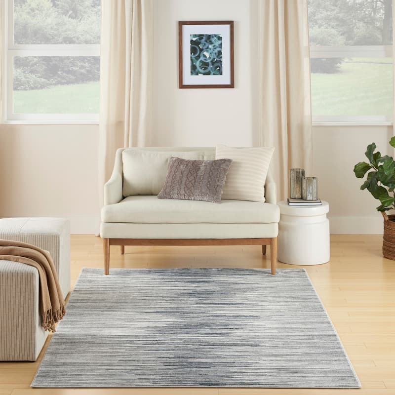 Nourison Home Texture Indoor only Cream / Ivory Abstract Area Rug