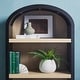 preview thumbnail 29 of 40, Middlebrook Designs 3 Shelf Open Arched Bookcase Cabinet