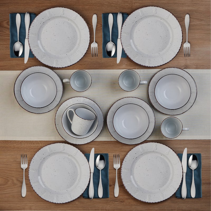 Pfaltzgraff Pineapple 16-Piece Dinnerware Set, Service for 4