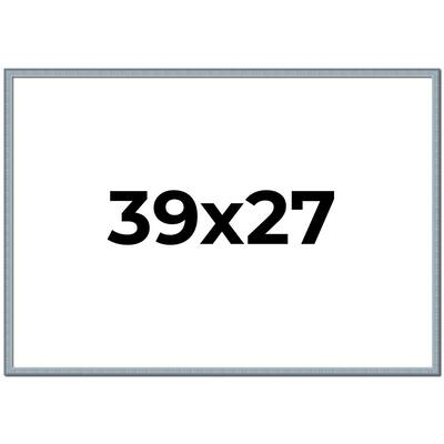 39x27 Frame Rustic Sky Blue Solid Wood Picture Frame | 0.75 Inch