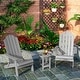 preview thumbnail 30 of 44, WINSOON 3-Piece All Weather HIPS Outdoor Folding Adirondack Chairs and Table Set