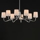 preview thumbnail 6 of 9, Maxim 12698WT Durham 8 Light 35" Wide Chandelier