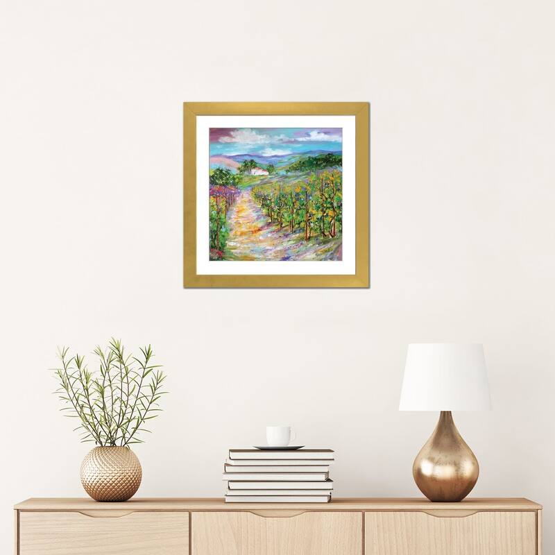 iCanvas "Original Oil Painting Napa Valley California" by Karen Tarlton