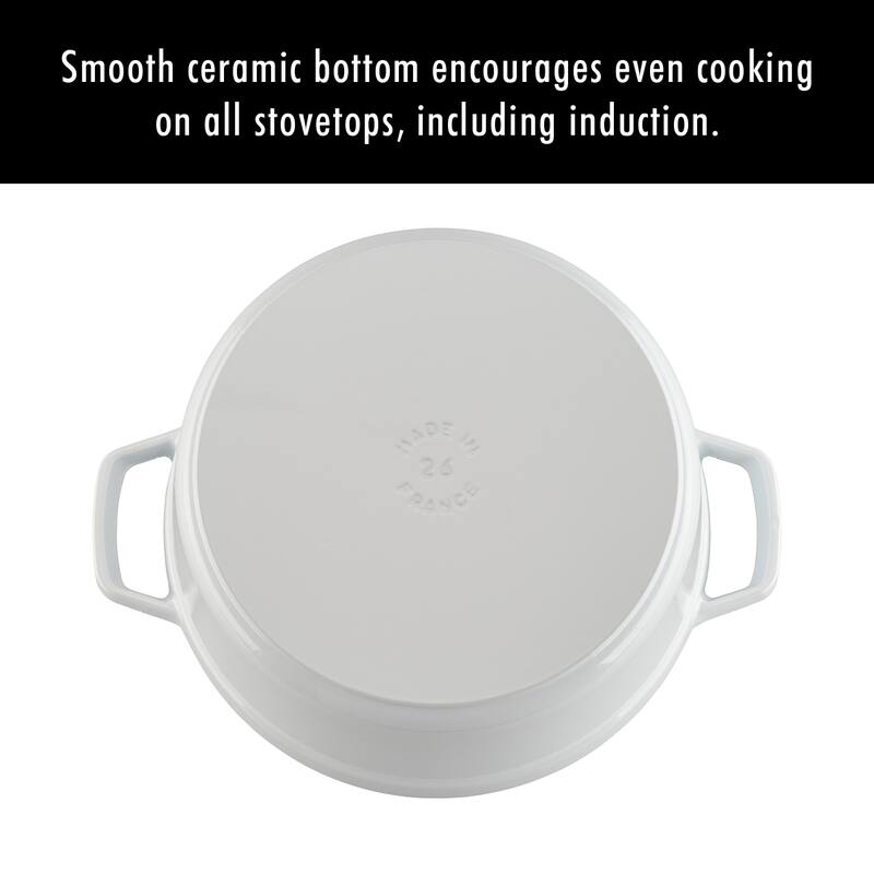 STAUB Cast Iron 5.5-qt Round Cocotte