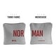preview thumbnail 2 of 2, Norman Gray Dual Sided Cornhole Bags