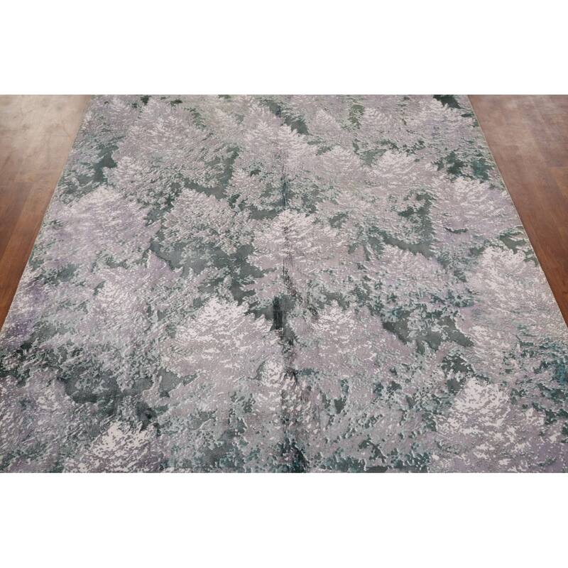All-Over Abstract Modern Area Rug Handmade Wool Carpet - 6'0" x 9'0"
