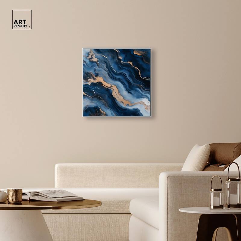 Deep Sea Geode II Canvas by Art Remedy