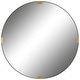 preview thumbnail 8 of 6, Uttermost 09882 CLIP 42-1/2" Diameter Circular Framed Bathroom Mirror