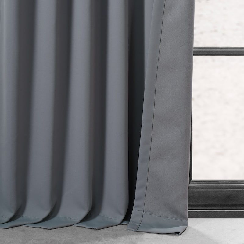 Exclusive Fabrics Performance Woven Blackout Curtain Pair (2 Panels)