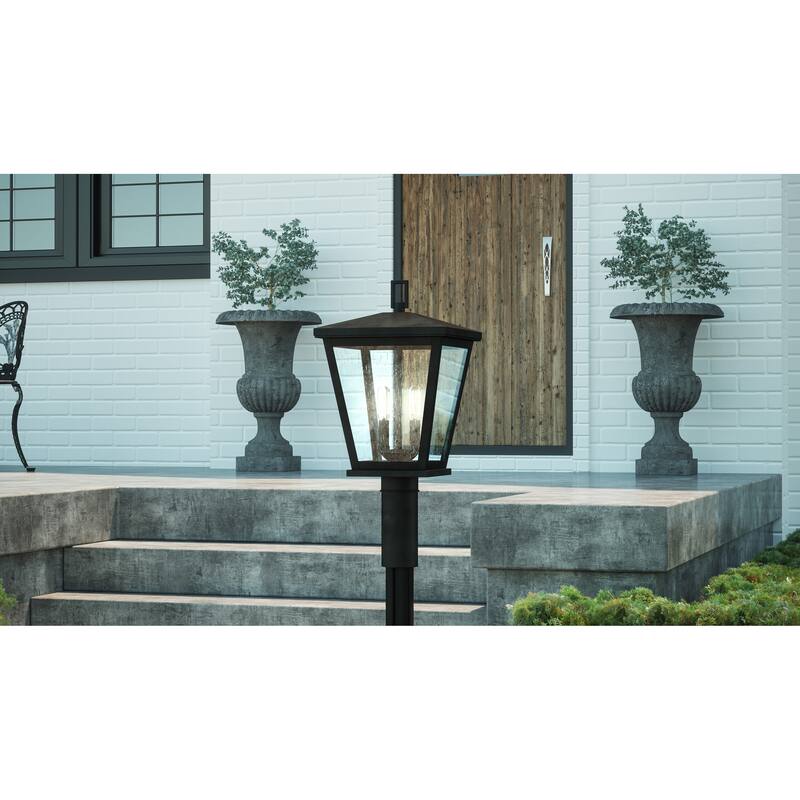 Joffrey Outdoor Post Lantern - Matte Black