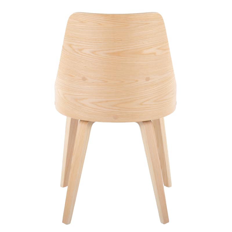 Carson Carrington Vallemala Mid-Century Modern Chair with Bent Wood Legs (Set of 2)