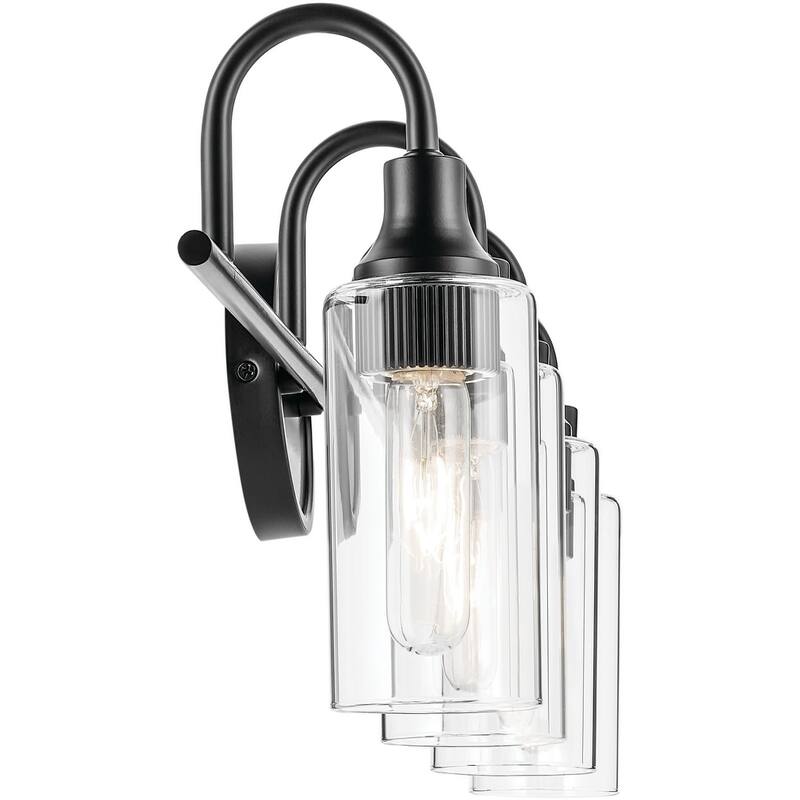Kichler 55212 Kavi 4 Light 32" Wide Vanity Light with Clear Glass