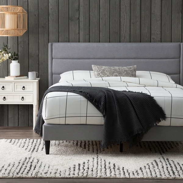 Brookside Sara Upholstered Bed with Horizontal Channels