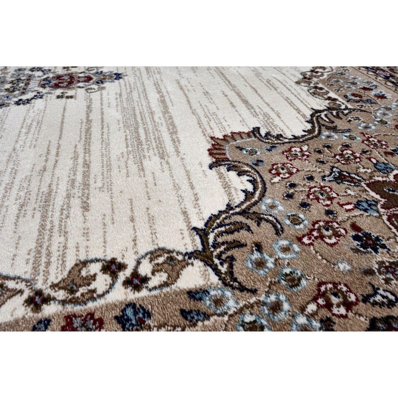 Master Collection Medallion Transitional Area Rug