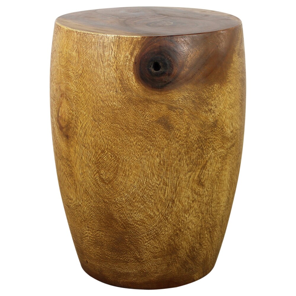 Haussmann® Wood Merlot End Table 15 D x 20 inch High Oak Oil - 15" x 15" x 20"