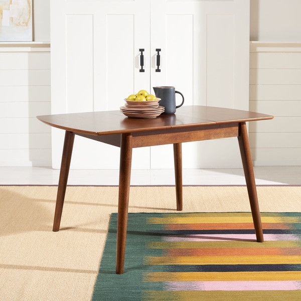 SAFAVIEH Varda Manual Extension Dining Room Table - 51.2" W x 31.5" L x 29.1" H. Opens flyout.