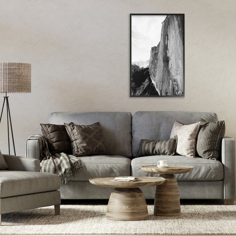 Stupell Tall Natural Cliff at Yosemite Framed Giclee Art Design By Gemma Bardot