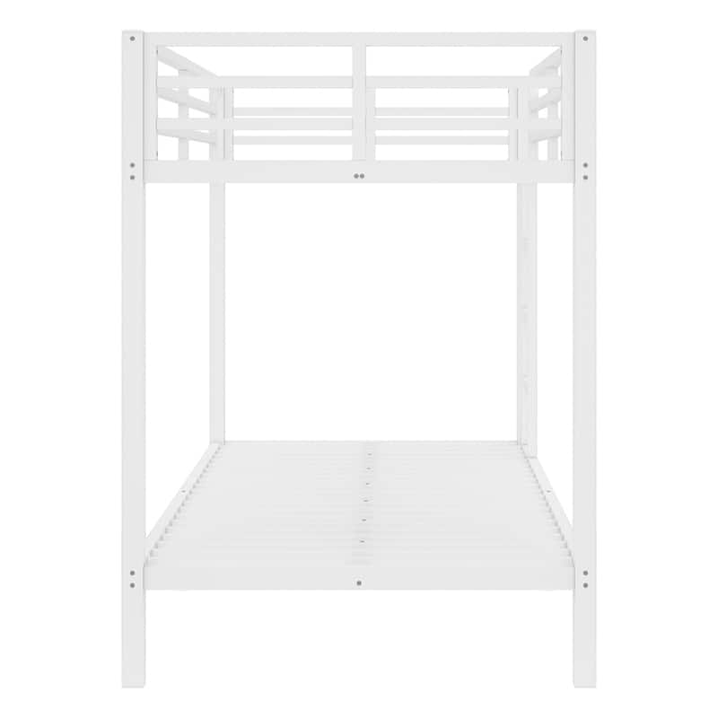Metal Twin XL over Twin XL Bunk Bed for Teens and Adults,Space-Saving