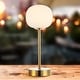 preview thumbnail 25 of 31, Xavier 12.25" Modern Minimalist Iron Wireless Rechargeable Integrated LED Table Lamp, Nickel/White by JONATHAN Y