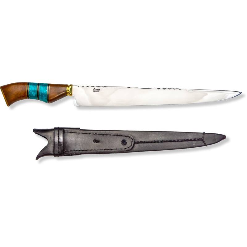 Brazilian Flame Chef Versatile 12-inch Traditional Stainless Steel Knife
