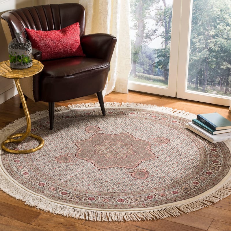 SAFAVIEH Couture Hand-knotted Tabriz Herati Momoko Traditional Oriental Wool