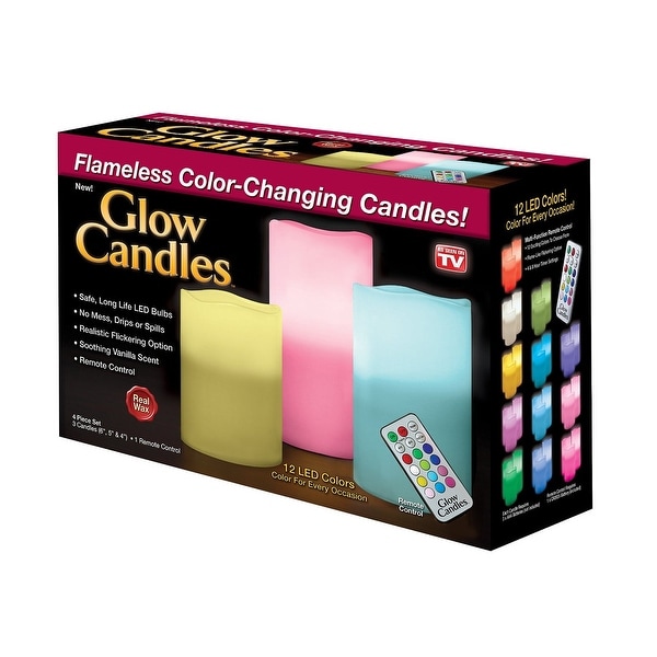 color changing glow candles
